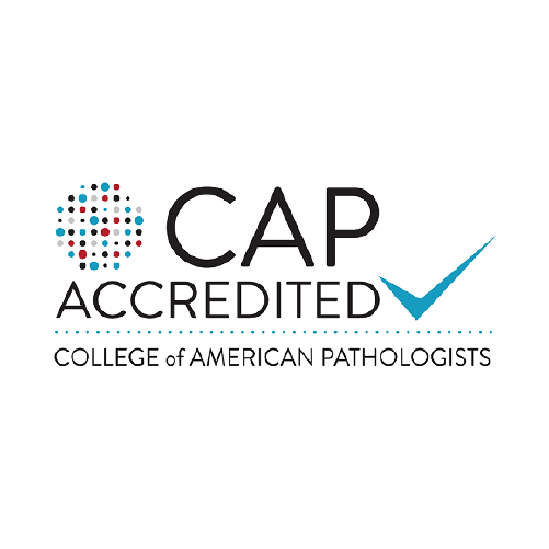 College of American Pathologists accreditation logo for Biron Genetics laboratory in Canada