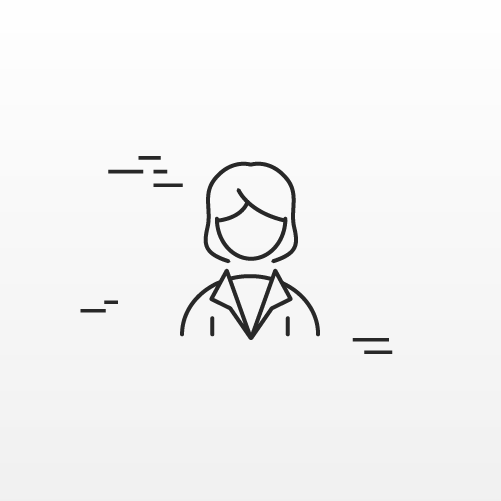 Healthcare profesional icon to illustrate that support from HCP is key when receiving genetic test results