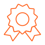 Award icon demonstrating the scientific approach that Biron is renowned for